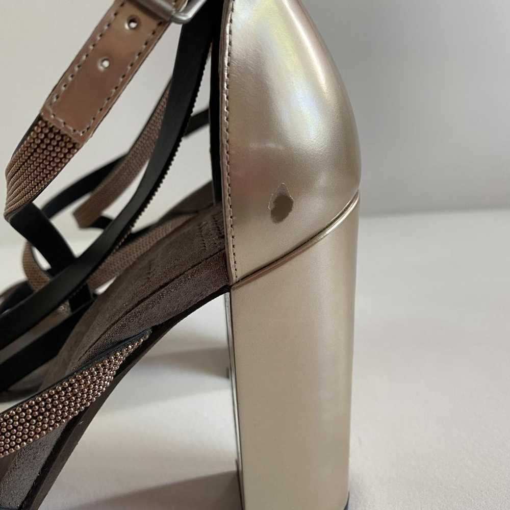 Brunello Cucinelli Leather heels - image 10