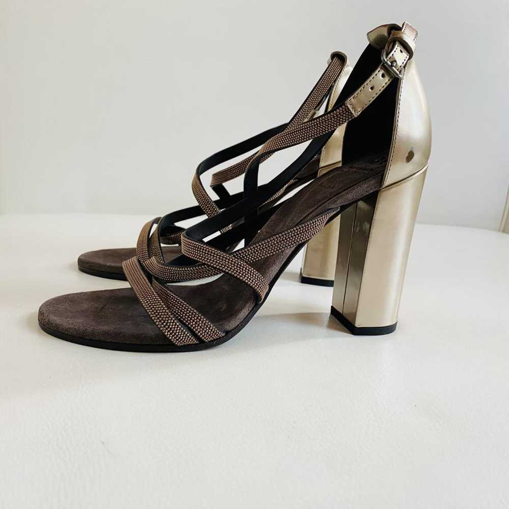 Brunello Cucinelli Leather heels - image 3