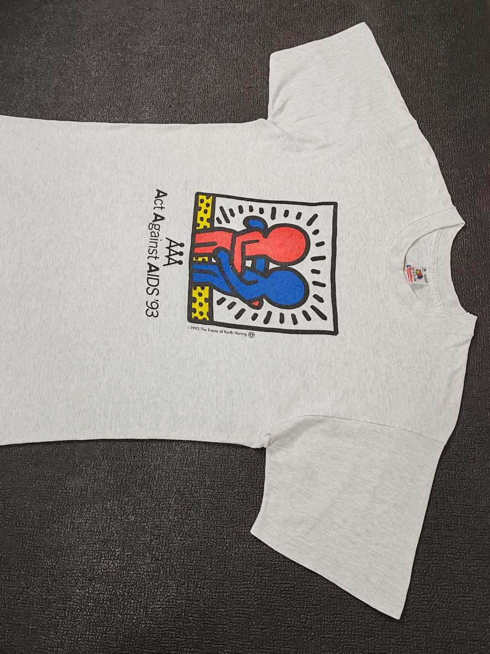 Keith Haring × Vintage 1993 Keith Haring Act Agai… - image 8