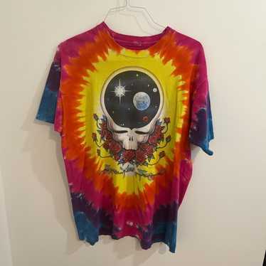 Vintage 1992 Grateful Dead Space Your Face Liquid Blue Long Sleeve T-Shirt