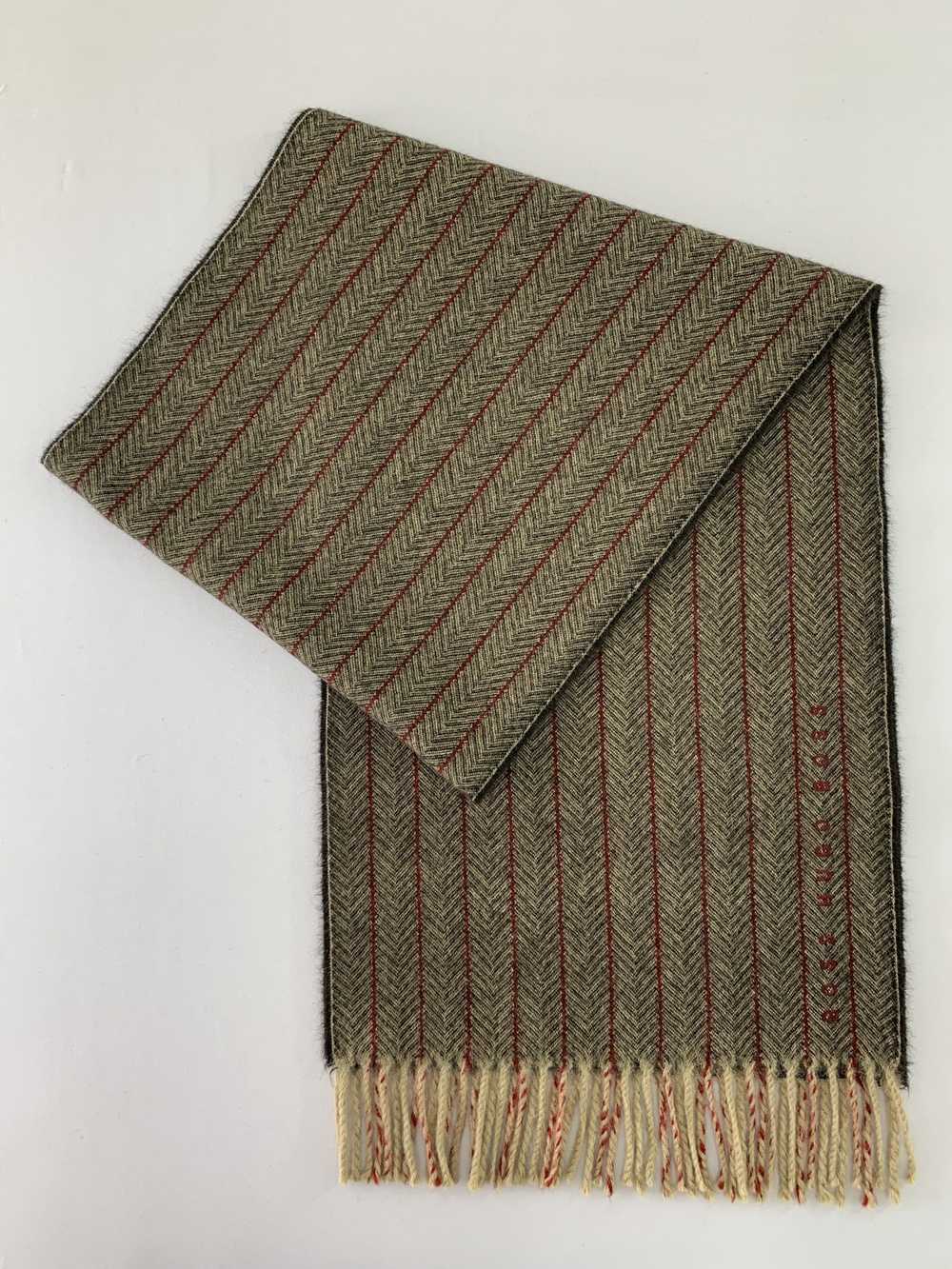 Hugo Boss × Vintage Hugo Boss Scarf Wool Muffler … - image 2