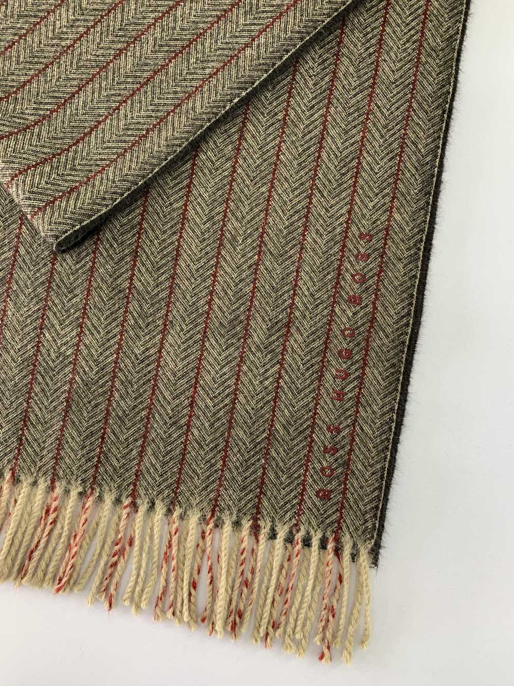 Hugo Boss × Vintage Hugo Boss Scarf Wool Muffler … - image 3