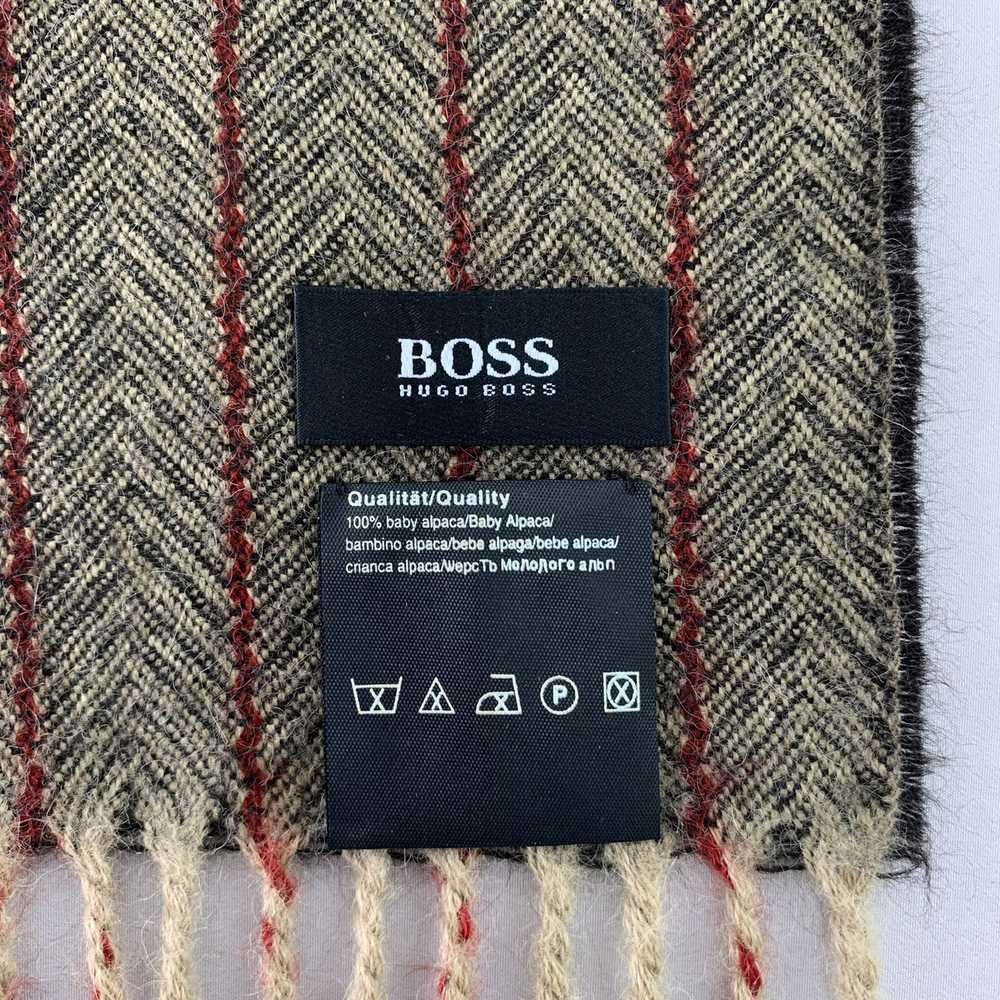 Hugo Boss × Vintage Hugo Boss Scarf Wool Muffler … - image 5