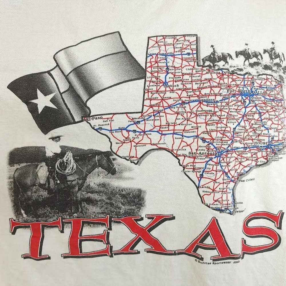 Vintage Texas T Shirt Vintage 90s Y2K Republic Co… - image 2