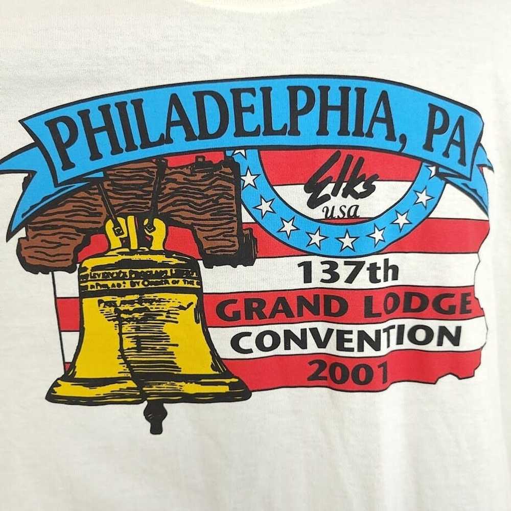 Vintage Philadelphia Elks T Shirt Vintage Y2K 200… - image 2