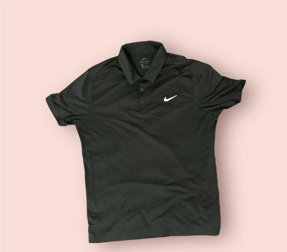 Nike (Retail $42) Men's Black Nike Polo (size L) - image 1