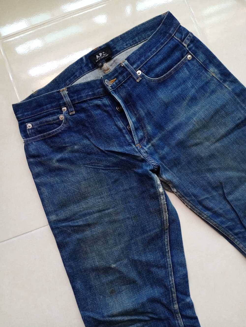 A.P.C. × Distressed Denim × Vintage Apc Jeans Rue… - image 2