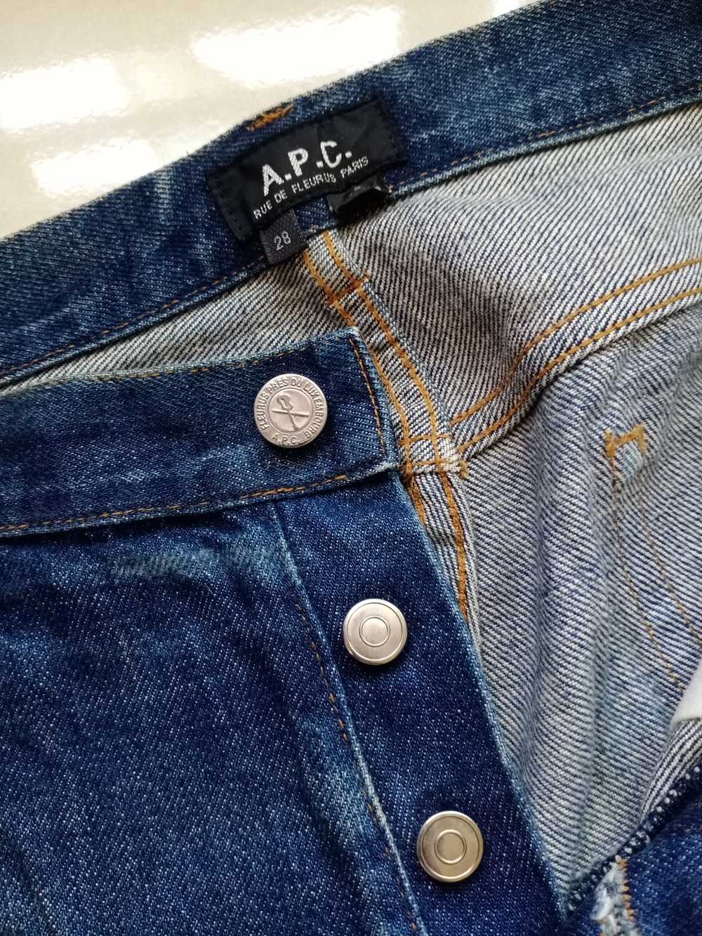 A.P.C. × Distressed Denim × Vintage Apc Jeans Rue… - image 4