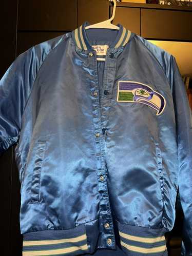 Vintage Seattle Seahawks Starter Pro Line Satin Bomber Jacket L 80s Nf –  Rare_Wear_Attire