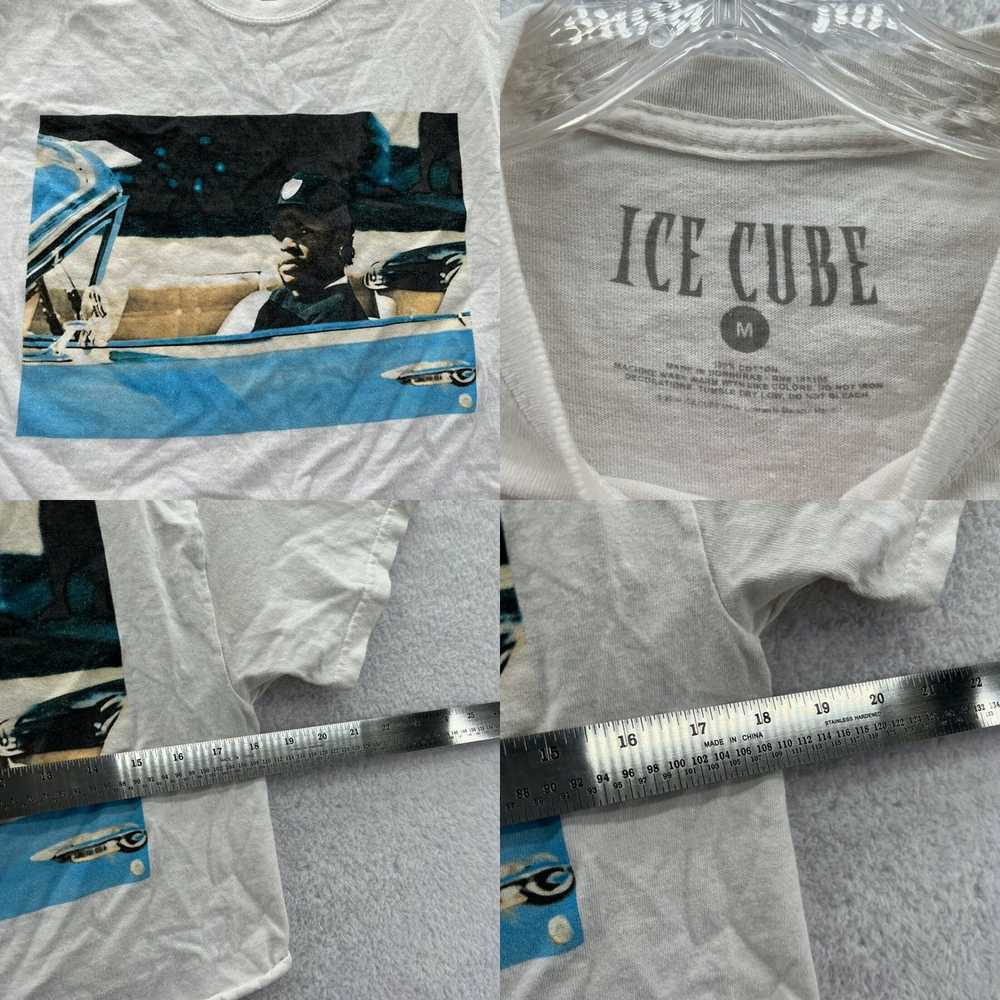 Vintage Ice Cube Crop Top Shirt Womens Medium Whi… - image 4