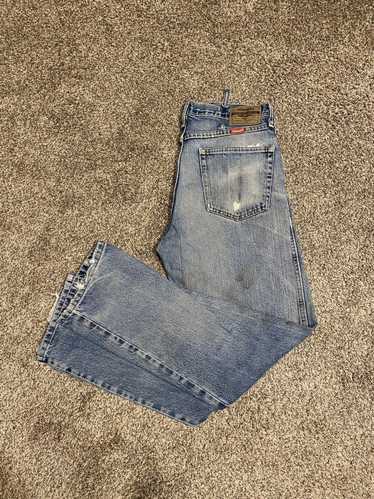 Wrangler Distressed wrangler jeans 34x32