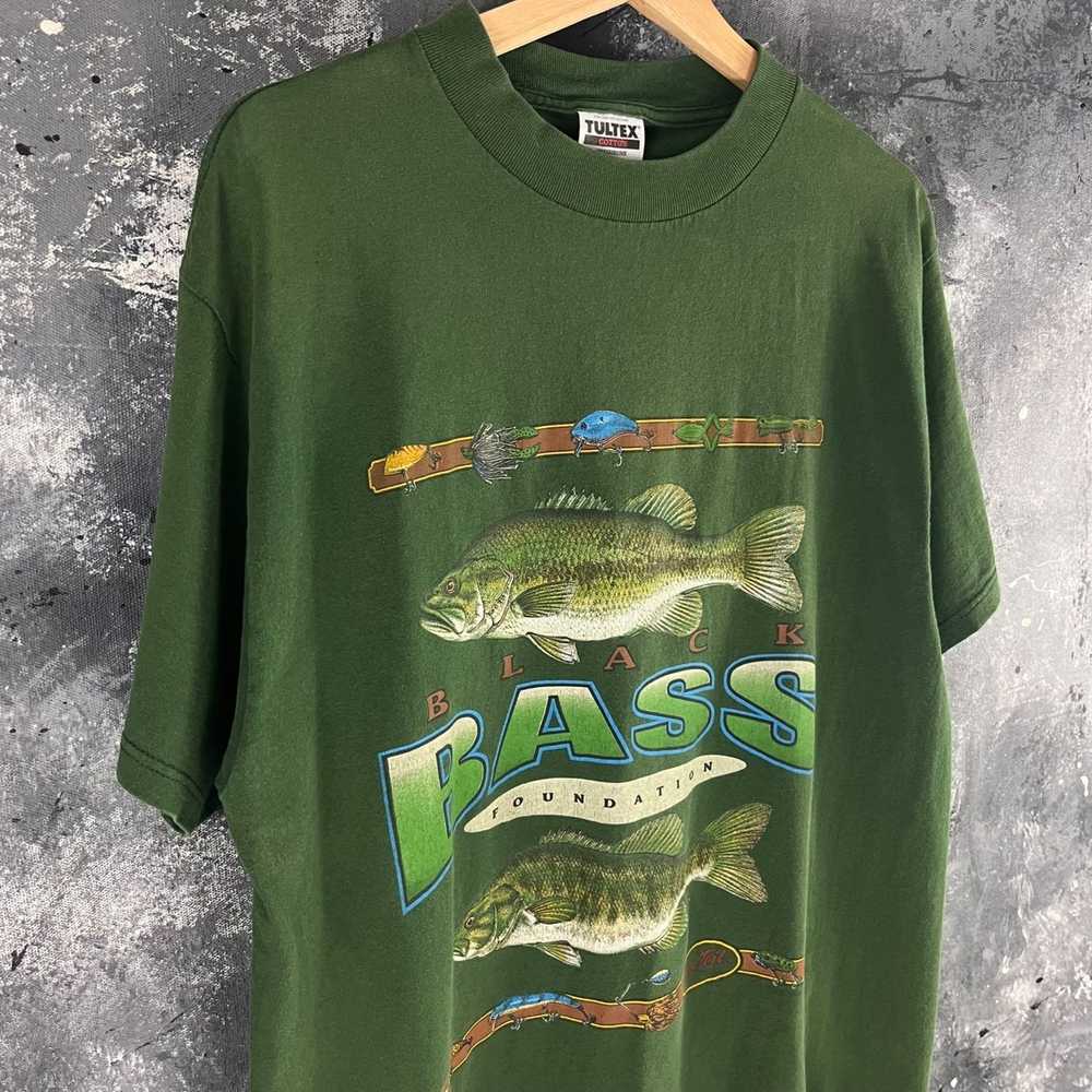 Vintage Vintage 90’s Black Bass fishing shirt - image 2