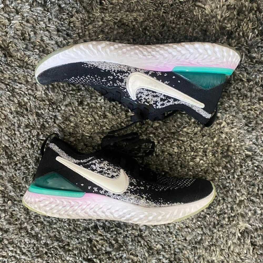 Nike Nike Epic React Flyknit 2 in Black Coral Jad… - image 2