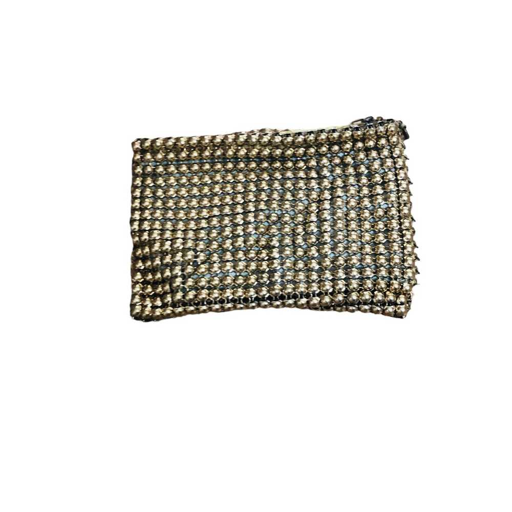 Vintage Whiting Davis Evening Bag Handbag Metalli… - image 5