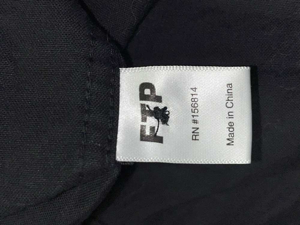 Fuck The Population FTP arch logo button up - image 4