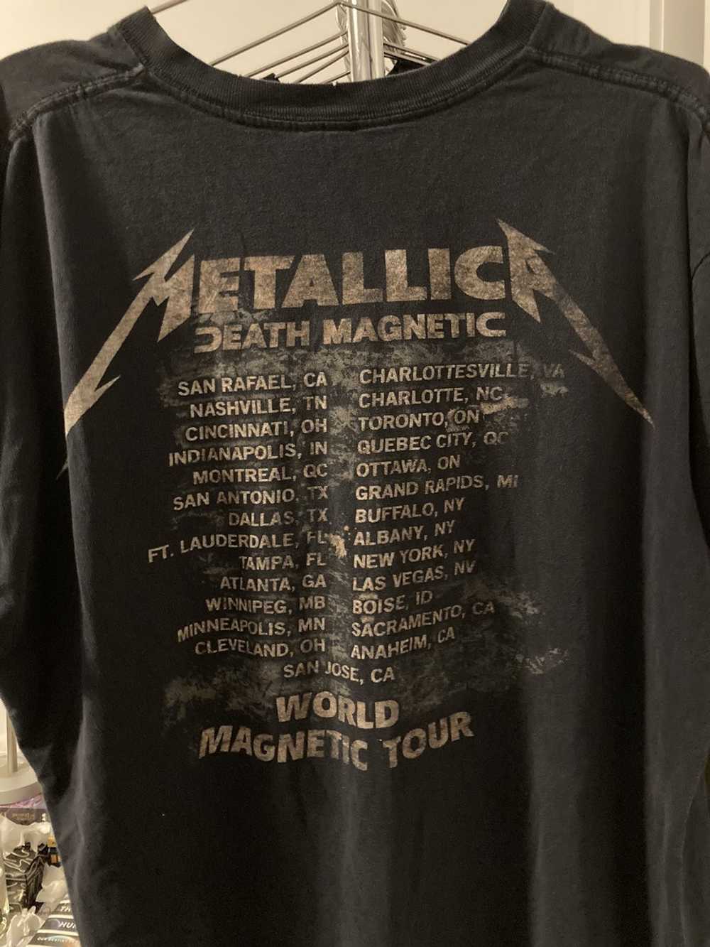 Band Tees × Vintage Vintage Metallica Death Magne… - image 2