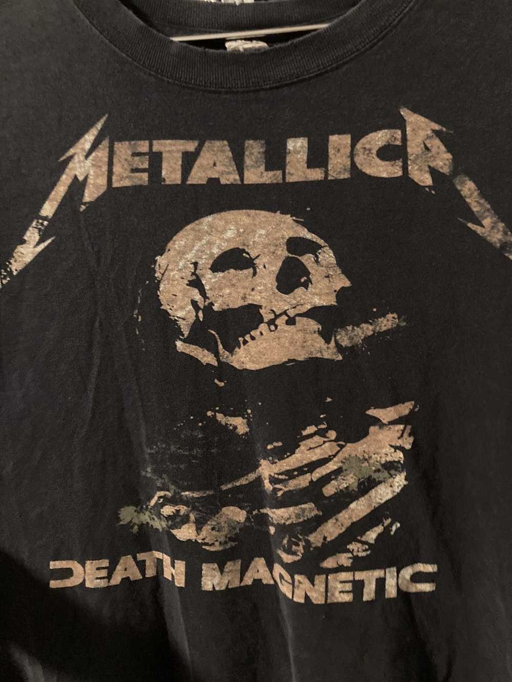 Band Tees × Vintage Vintage Metallica Death Magne… - image 3