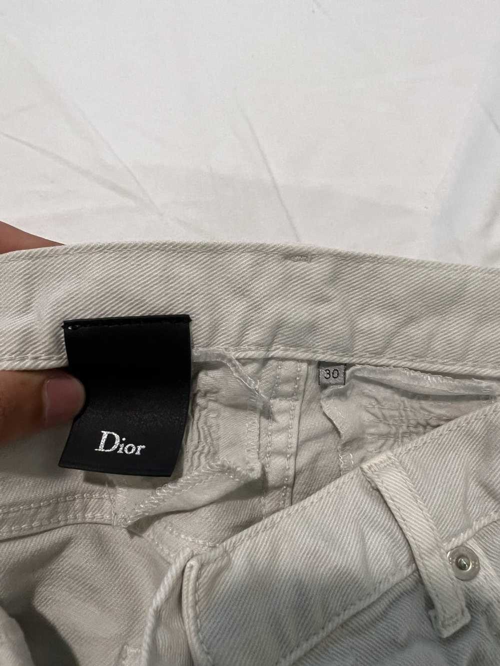 Dior Dior Distressed Grey Denim Jeans - image 2