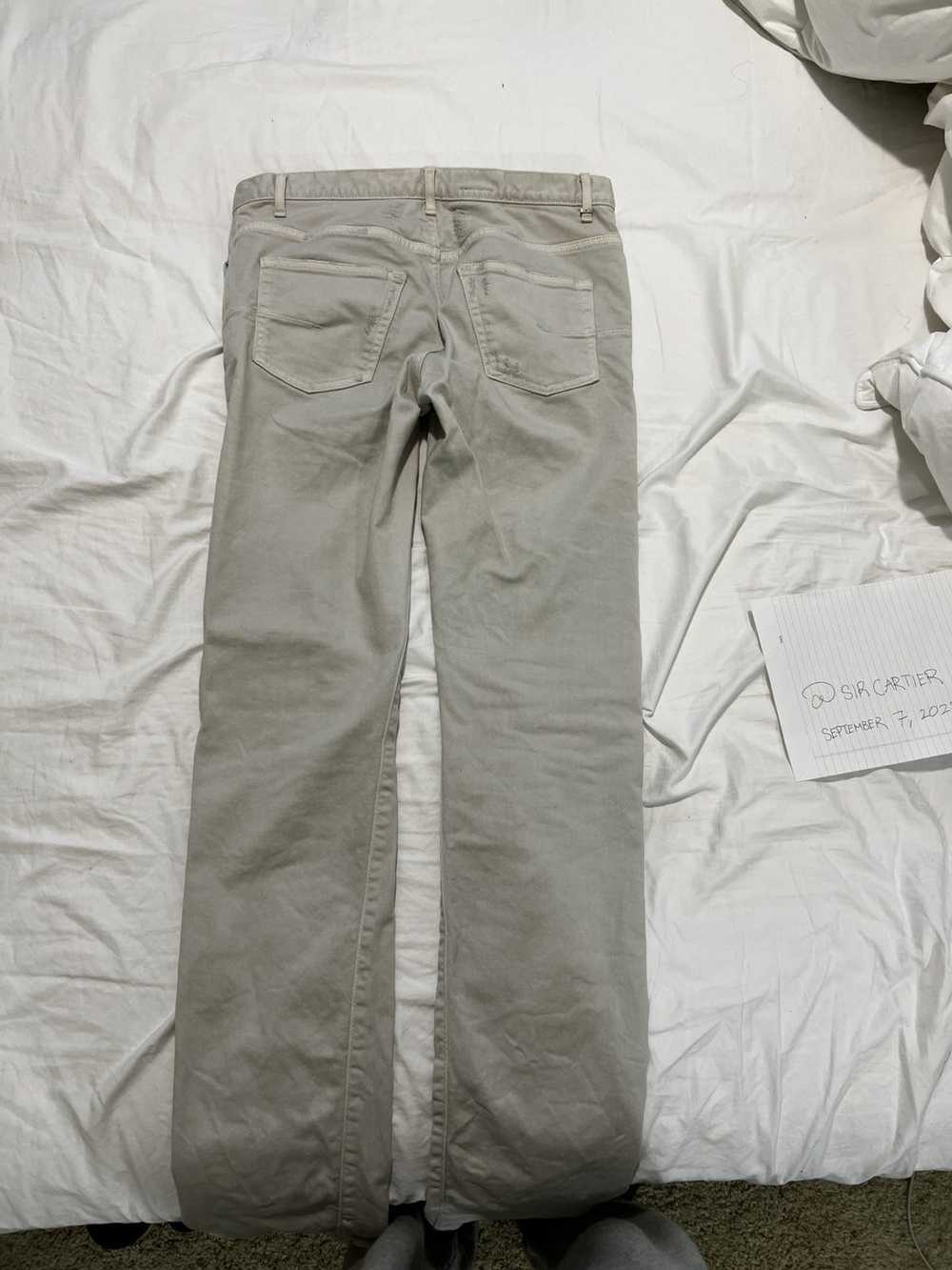 Dior Dior Distressed Grey Denim Jeans - image 3