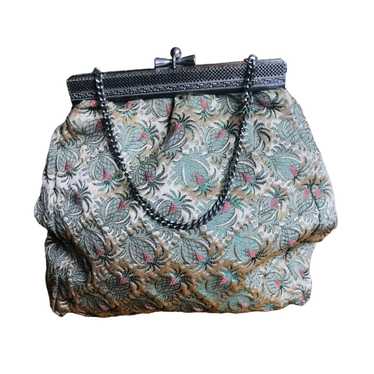 Other Vintage Handbag Metal Clasp Chain Strap Sat… - image 1