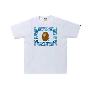 Bape BAPE ABC Camo Super Busy Works Tee in White … - image 1