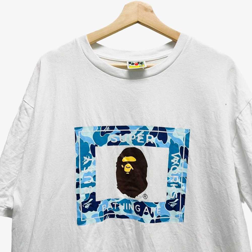 Bape BAPE ABC Camo Super Busy Works Tee in White … - image 3