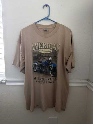 Streetwear × Vintage american classic motorcycle t