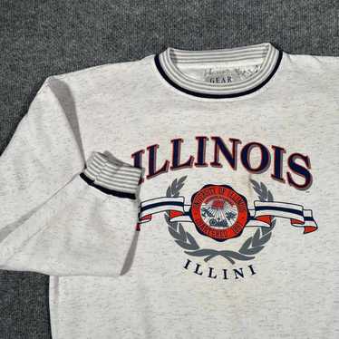 Ncaa × Vintage Vintage Illinois University Sweatsh