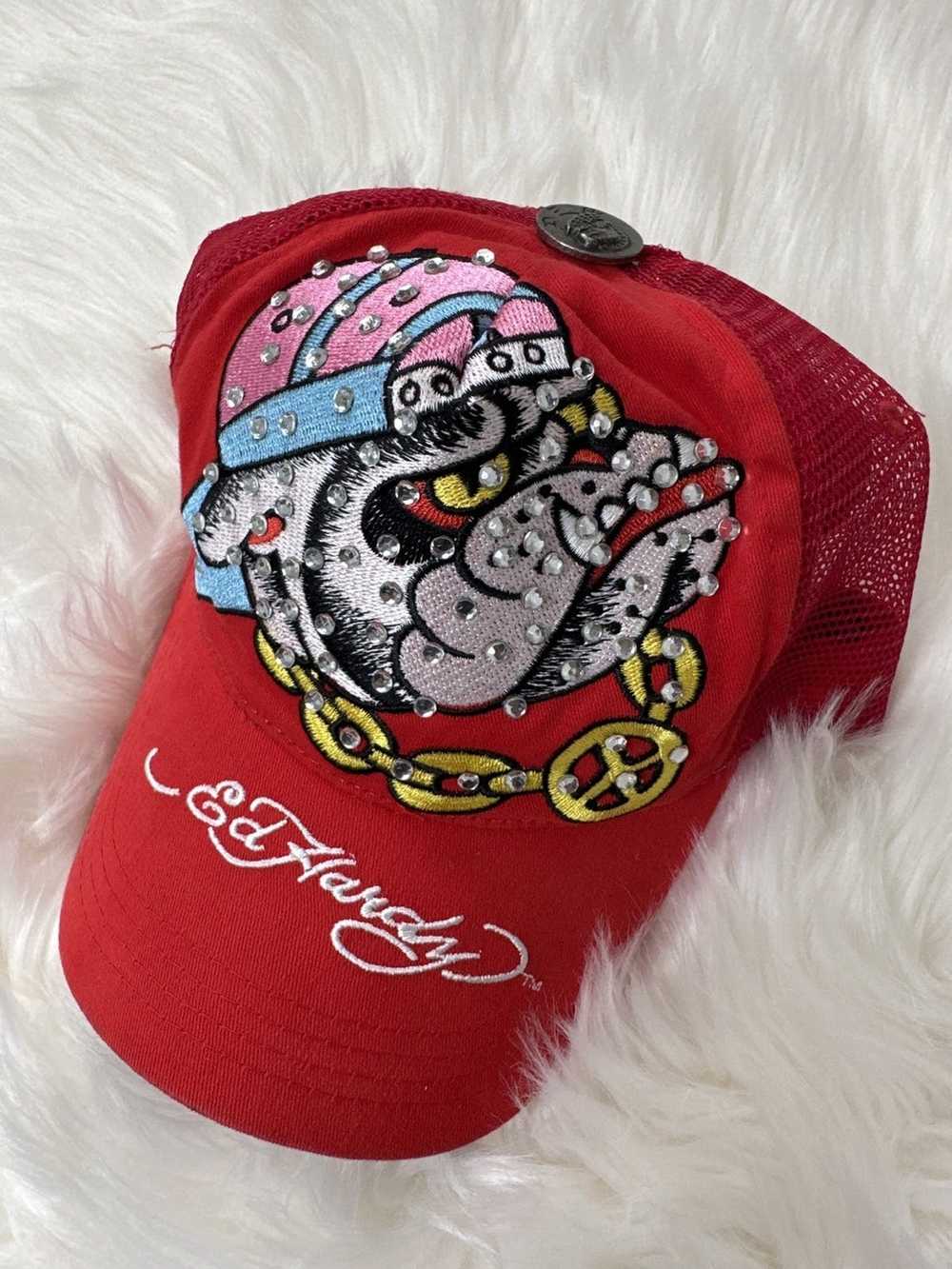 Ed Hardy × Vintage Vintage Y2K Ed Hardy Bulldog d… - image 1