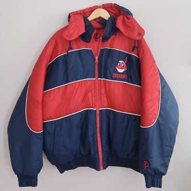 1990's CLEVELAND INDIANS PRO PLAYER RAIN COAT M - Classic American