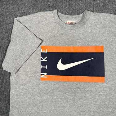 Nike × Vintage Vintage Nike T Shirt Swoosh Logo P… - image 1