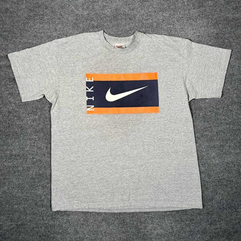 Nike × Vintage Vintage Nike T Shirt Swoosh Logo P… - image 2