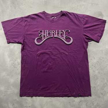 Hurley × Streetwear × Vintage Crazy y2k Purple Hu… - image 1
