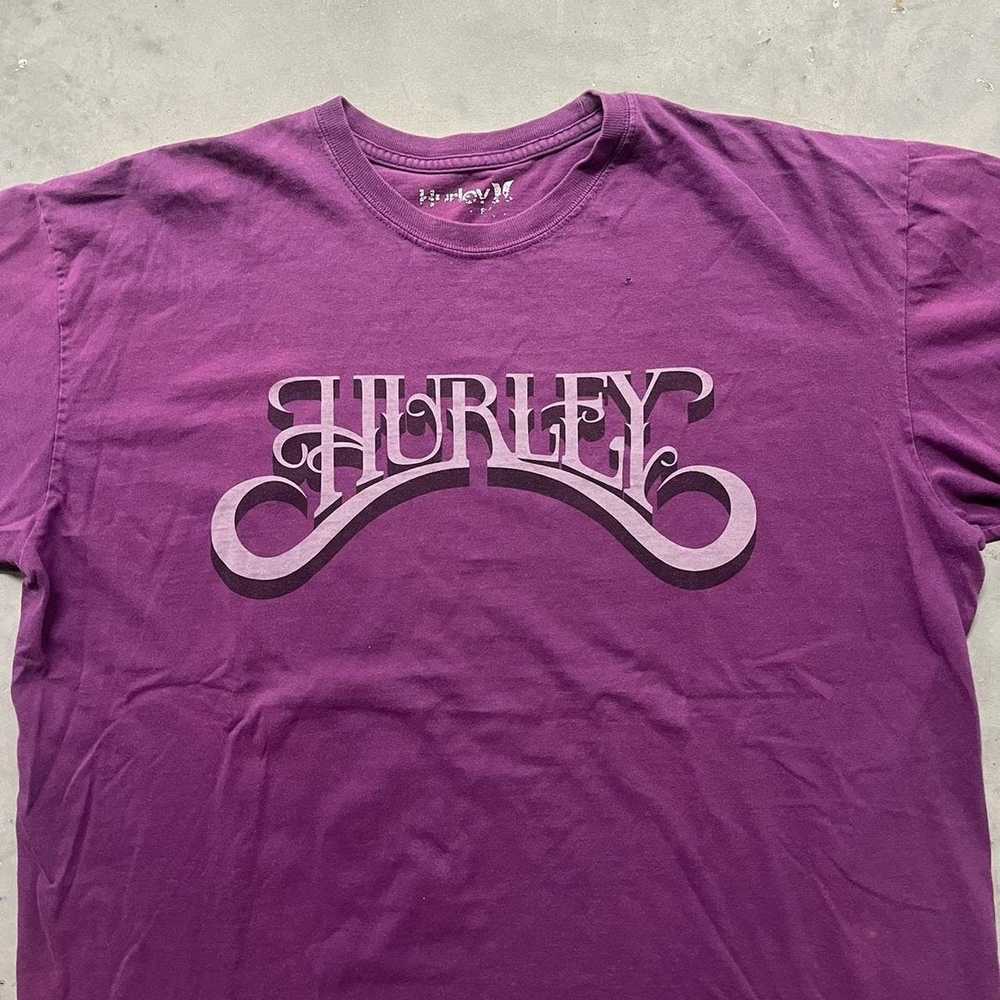 Hurley × Streetwear × Vintage Crazy y2k Purple Hu… - image 2