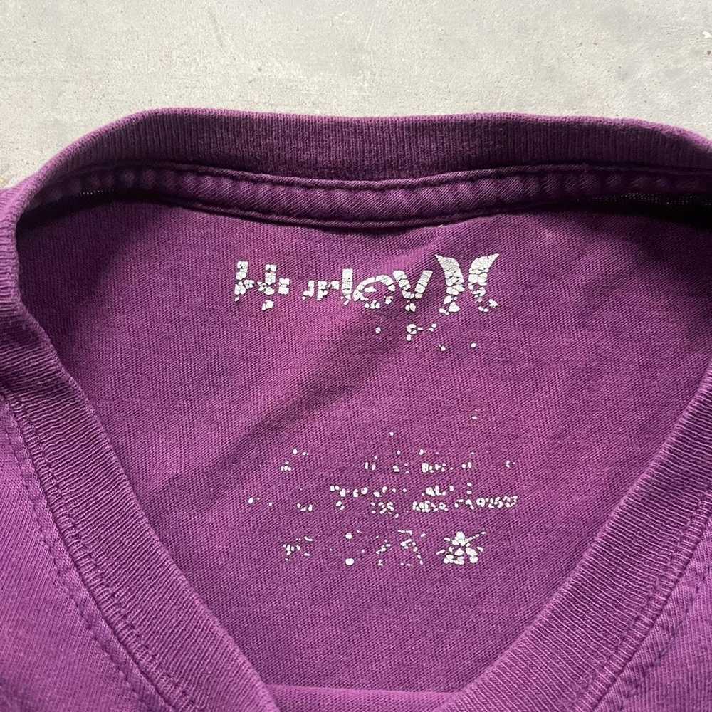 Hurley × Streetwear × Vintage Crazy y2k Purple Hu… - image 5