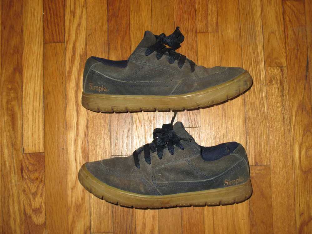 Simple Shoes Vintage 1990s Simple Suede Skateboar… - image 3