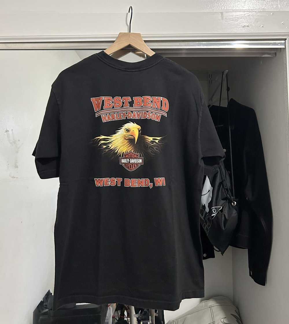 Harley Davidson Harley Davidson Bald Eagle Tee - image 1