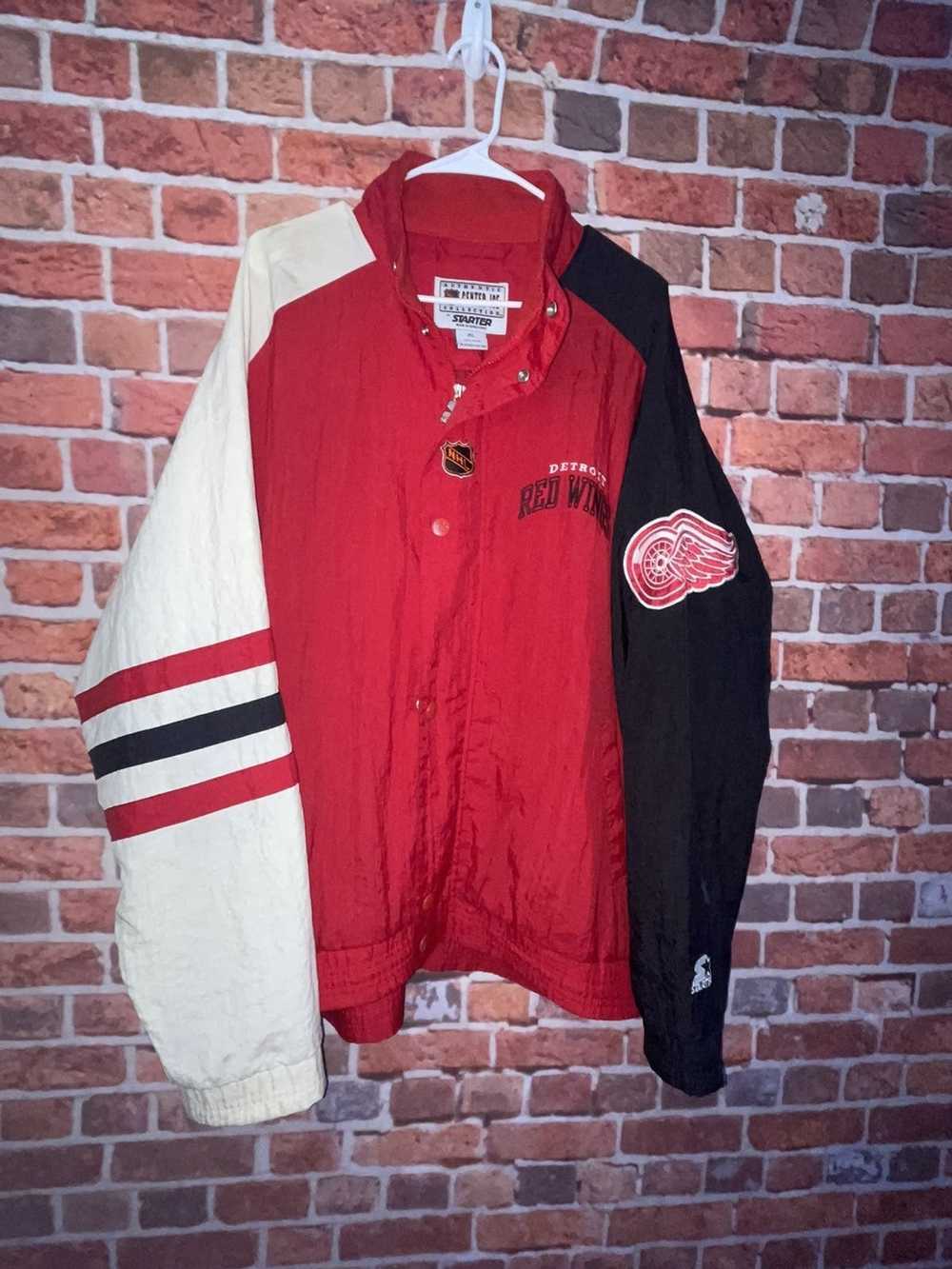 NHL × Starter 90’s Vintage Starter Redwings Jacket - Gem