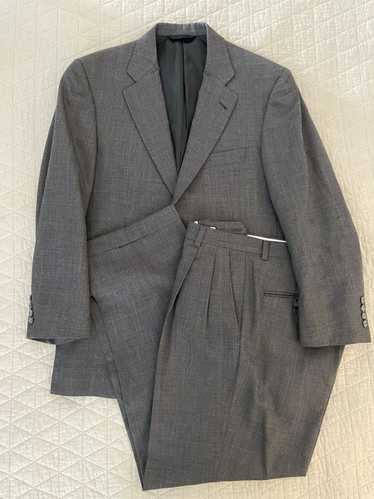 Burberry Subtle Plaid Kensington Suit