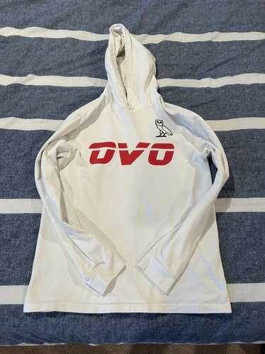 Octobers Very Own OVO red letter hoodie