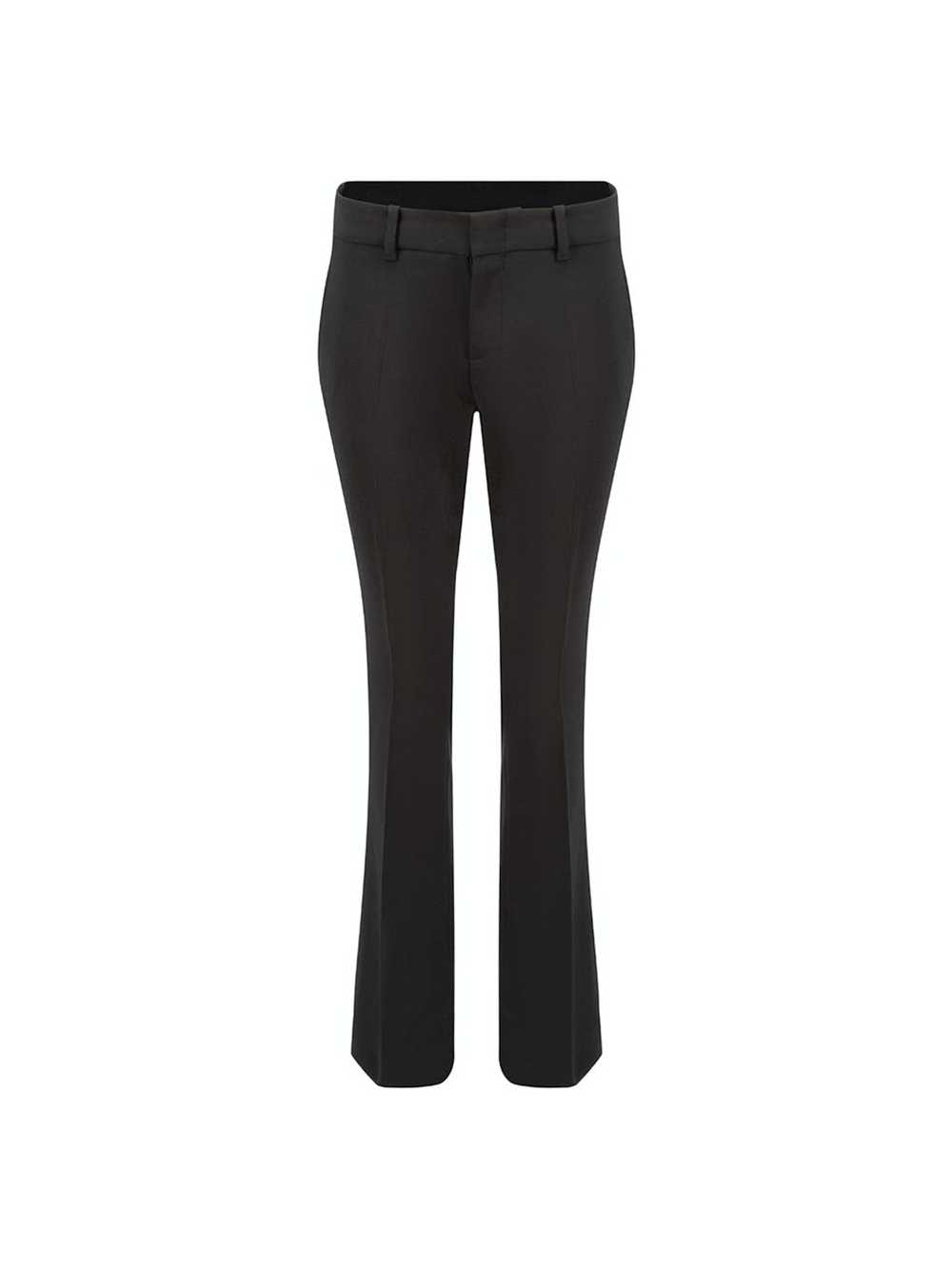 Gucci Black Wool Tailored Straight Trousers - image 1