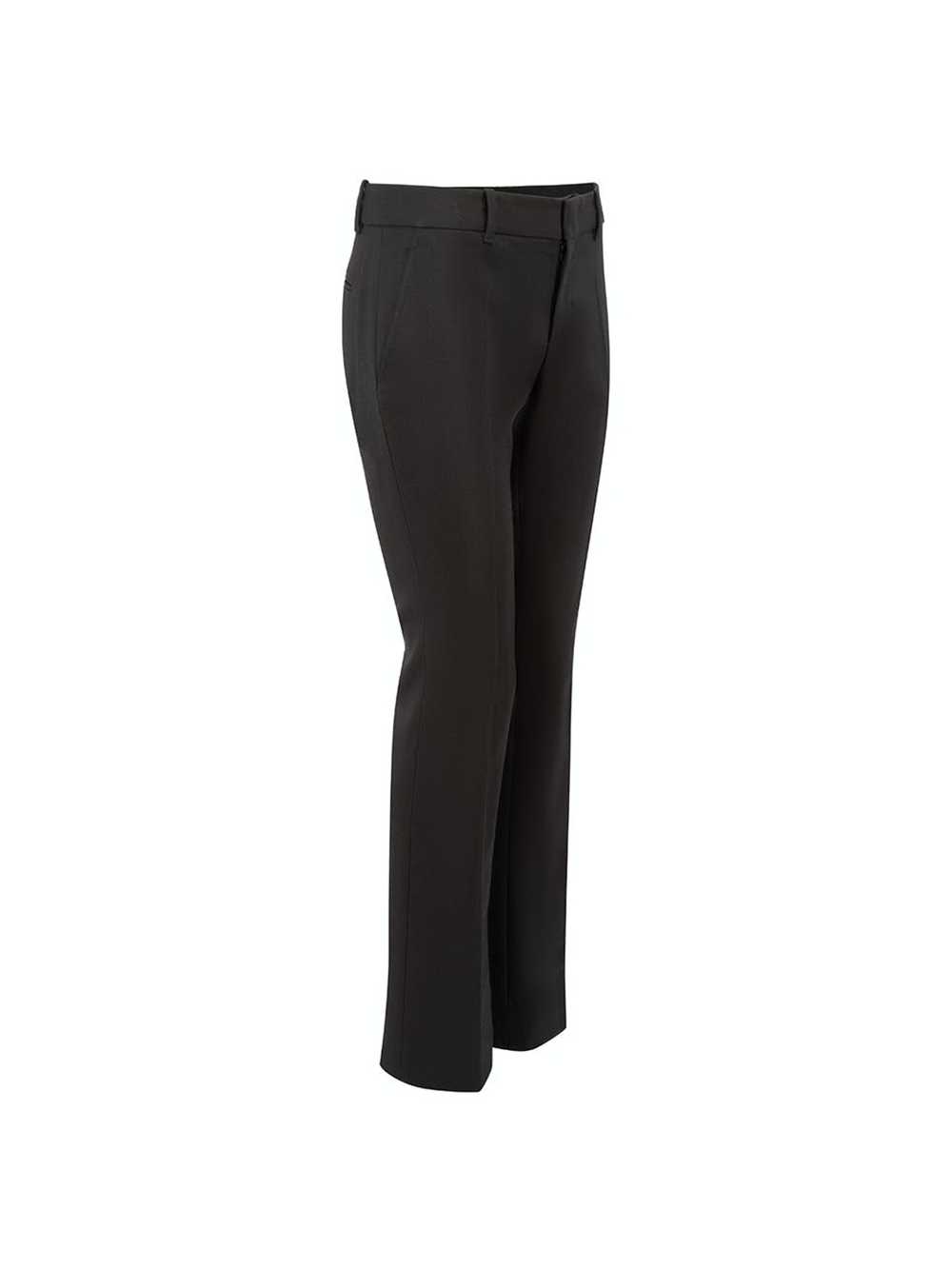 Gucci Black Wool Tailored Straight Trousers - image 2