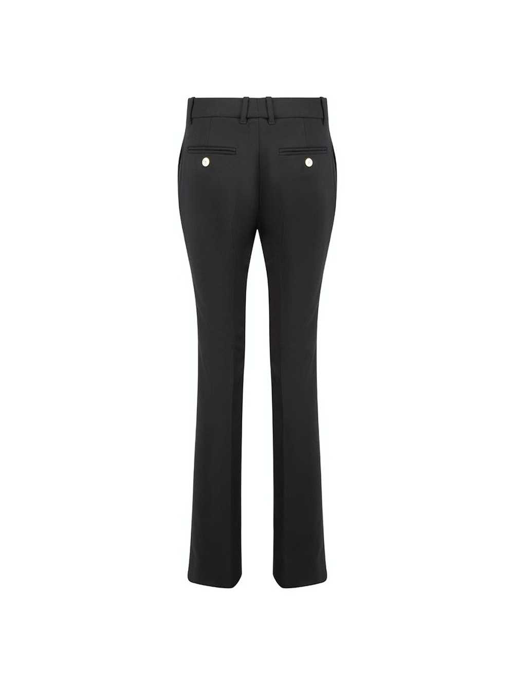 Gucci Black Wool Tailored Straight Trousers - image 3