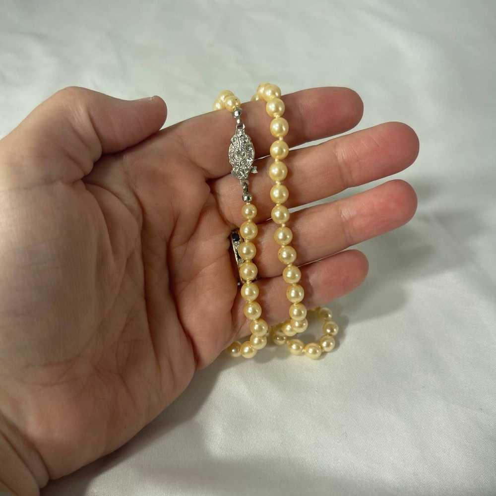 NBDN Nobrandedon VTG strand of pearls - image 6