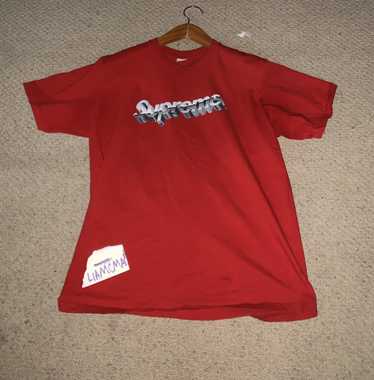 Supreme Chrome Logo Tee Heather Pink Size Medium - Gem