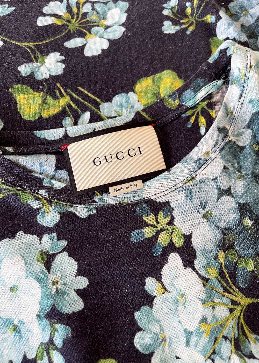 Gucci Black Floral T-shirt - image 5