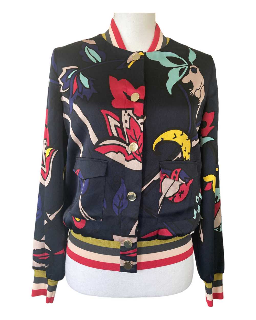 Ted Baker Colour by Numbers YAVIS Printed Bomber … - image 1
