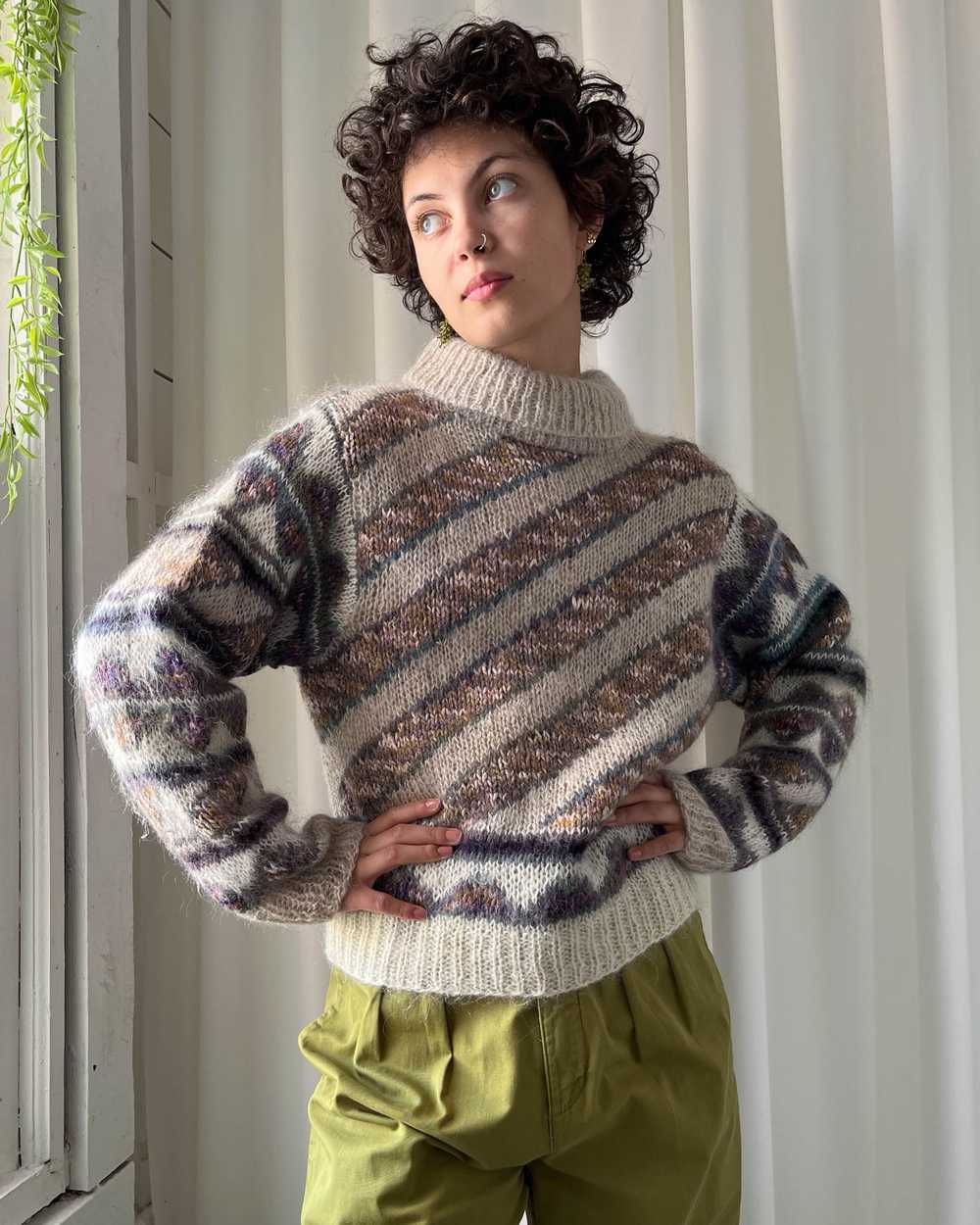 90s Hand Knit Sweater - image 3