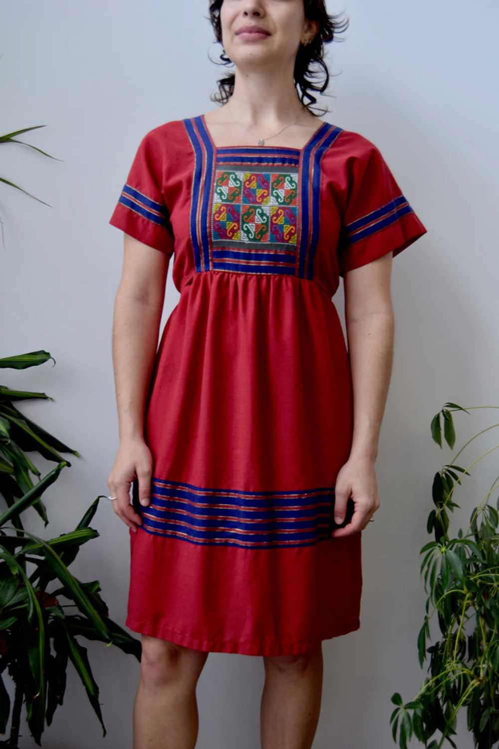 Seventies Peasant Dress - image 1