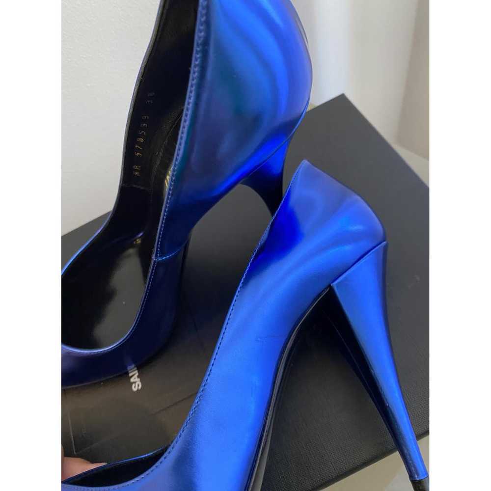 Saint Laurent Kiki 55 leather heels - image 6